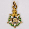 Portugal. Miniature medal of the Order of the Tower and the Golden Sword.