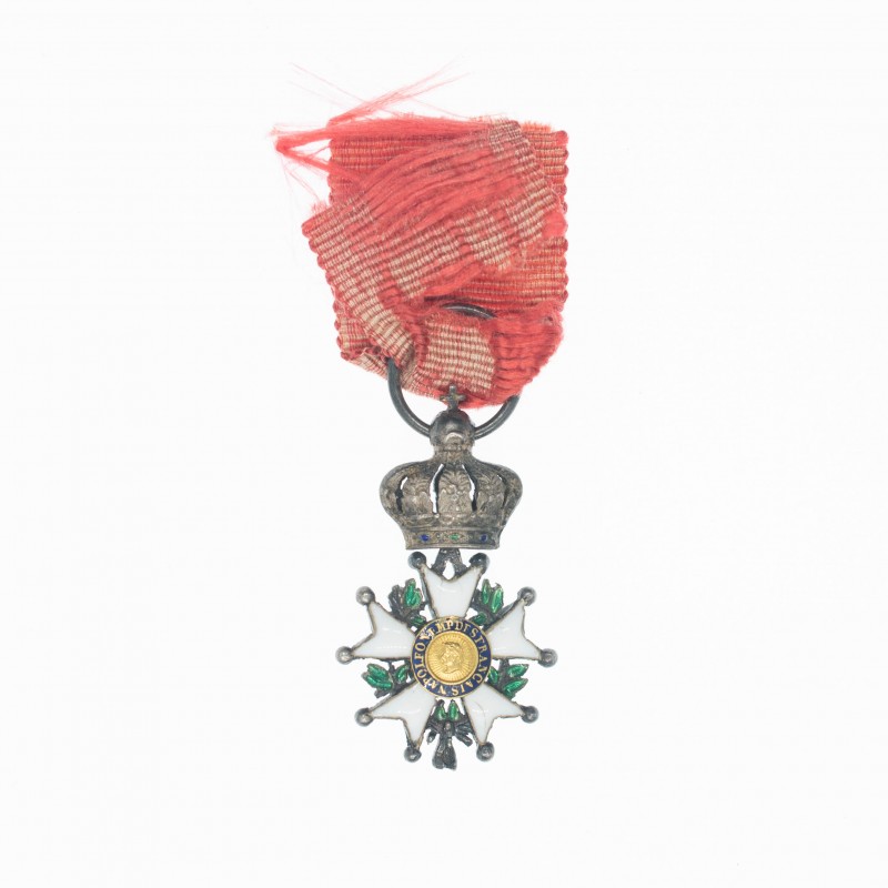 Médaille de l'ordre de la légion d’honneur d’époque Second Empire en réduction.