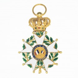 Médaille de l'ordre de la légion d'honneur en or d’époque Monarchie de Juillet.