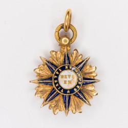 Vatican Miniature Medal of the Order of Pius IX, in gold.