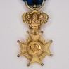 Belgian miniature medal of Commander of the Order of Leopold II.