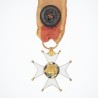 Espagne.  Médaille d’officier de l’ordre de Saint Ferdinand, en or et émail.