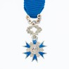 Médaille de l'ordre du mérite national en miniature, avec diamants.