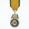 Beau modèle miniature de la médaille militaire du Second Empire.