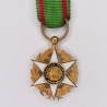 Miniature medal of agricultural merit in gold.