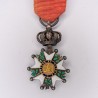 Médaille en réduction de la légion d’honneur d’époque Second Empire.