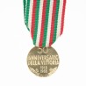 Italie Médaille commémorative de l’anniversaire de la victoire en or, en miniature.