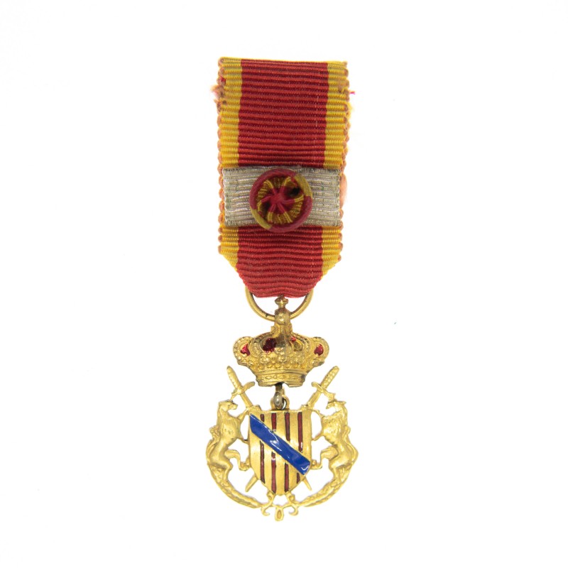 Médaille de commandeur en réduction de l’ordre du collier Sainte Agathe.