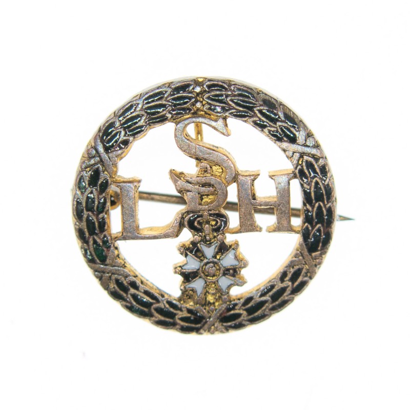 Insigne à épingle de la société de la légion d’honneur. Drago à Paris.