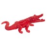 Mini crocodile rouge de Richard Orlinski
