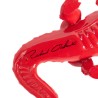 Mini crocodile rouge de Richard Orlinski