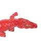 Mini crocodile rouge de Richard Orlinski