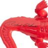 Mini crocodile rouge de Richard Orlinski