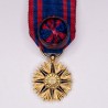 Rare médaille miniature d'officier de l'Ordre de Pie IX, en or, Vatican Saint-Siège pape.