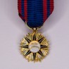 Rare médaille miniature d'officier de l'Ordre de Pie IX, en or, Vatican Saint-Siège pape.