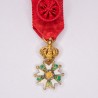 Officer's Medal of the Order of the Second Empire of Honour in gold, in miniature.