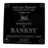 Ad van Hassel - Bonbon d’art en hommage Banksy. n°1 Flowers