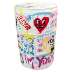 PopArt Barrel : Banksy x Haring PopArt Barrel par Koen Betjes.