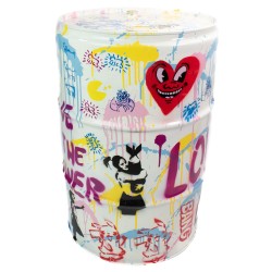 PopArt Barrel : Banksy x Haring PopArt Barrel par Koen Betjes.