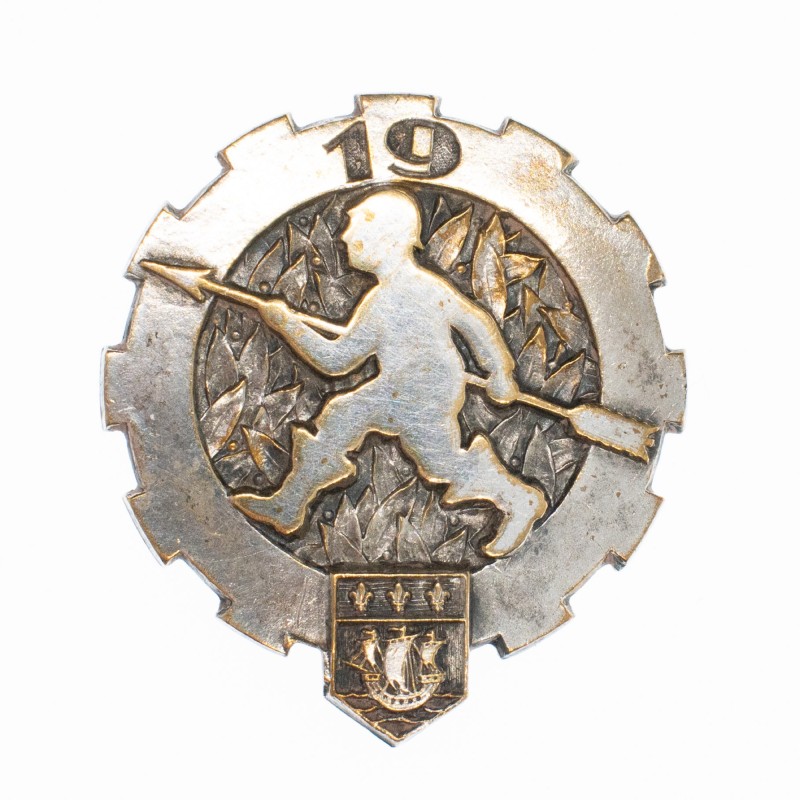 Insigne du 19 escadron du train Paris.