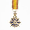 Rare médaille miniature de l’ordre royal de la Grue Couronnée du Rwanda.