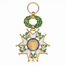 Médaille d'officier en or de l’ordre de la Légion d’honneur d’époque 3eme république.