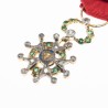 Très belle médaille de luxe d’officier de la Légion d’Honneur en or.