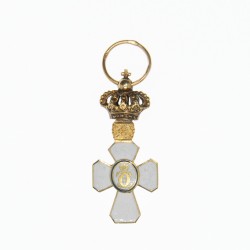 ISLANDE. Tres rare médaille de l’Ordre du Faucon en or et émail.