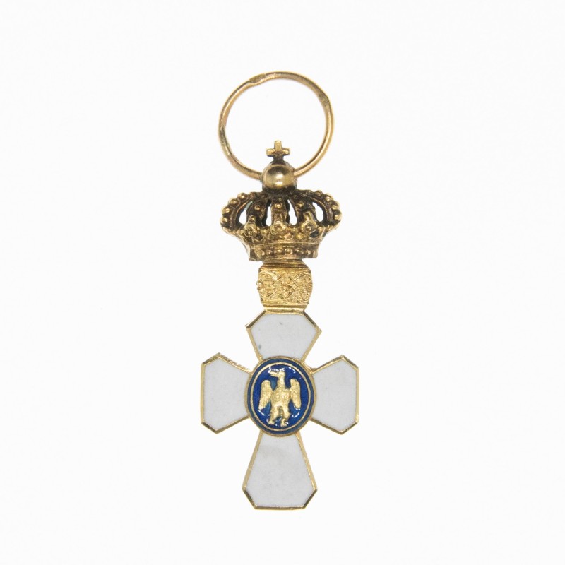 ISLANDE. Tres rare médaille de l’Ordre du Faucon en or et émail.