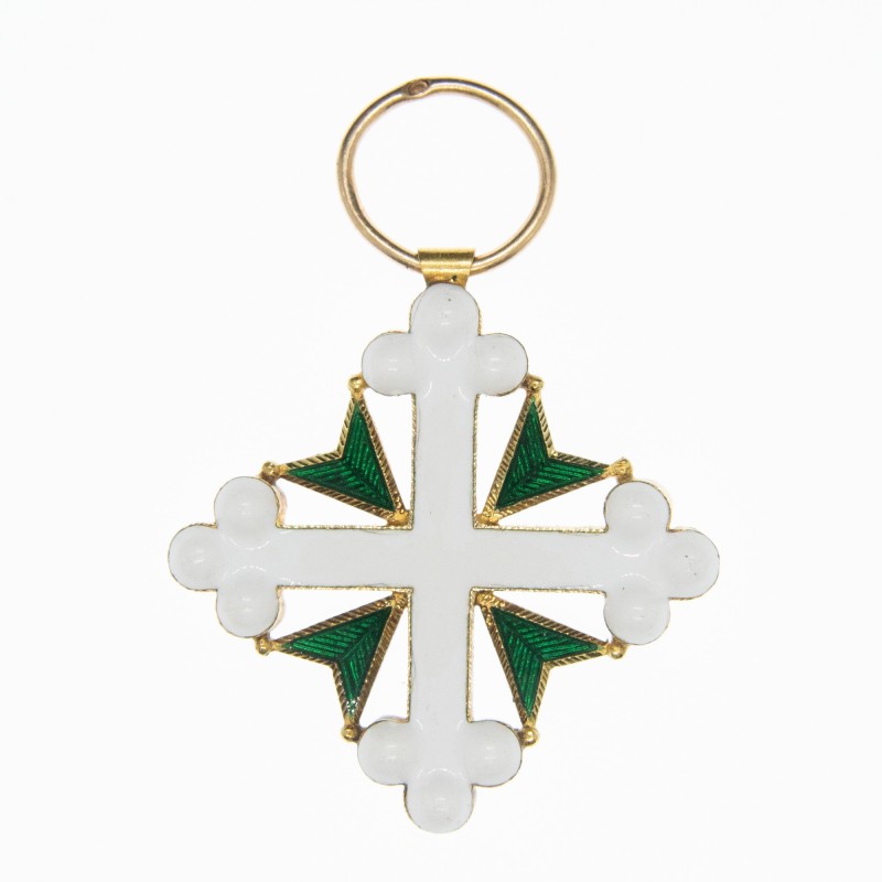 Médaille de l’ordre de Saint Maurice et Saint Lazare en or et émail.