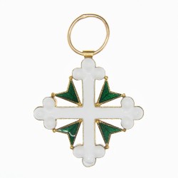 Médaille de l’ordre de Saint Maurice et Saint Lazare en or et émail.