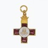 Espagne.  Croix de la croix rouge du mérite militaire en miniature.