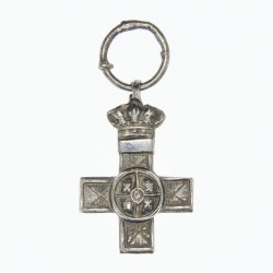 Espagne.  Miniature de la croix du mérite militaire.