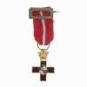Espagne.  Miniature de la croix rouge du mérite militaire.