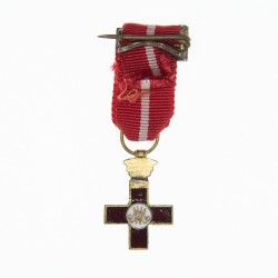 Espagne.  Miniature de la croix rouge du mérite militaire.