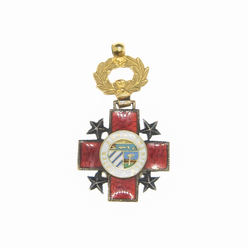 Médaille de l'ordre de la Croix Rouge de Cuba en or.
