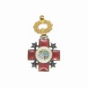 Médaille de l'ordre de la Croix Rouge de Cuba en or.