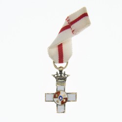 Espagne. Croix miniature du mérite militaire.