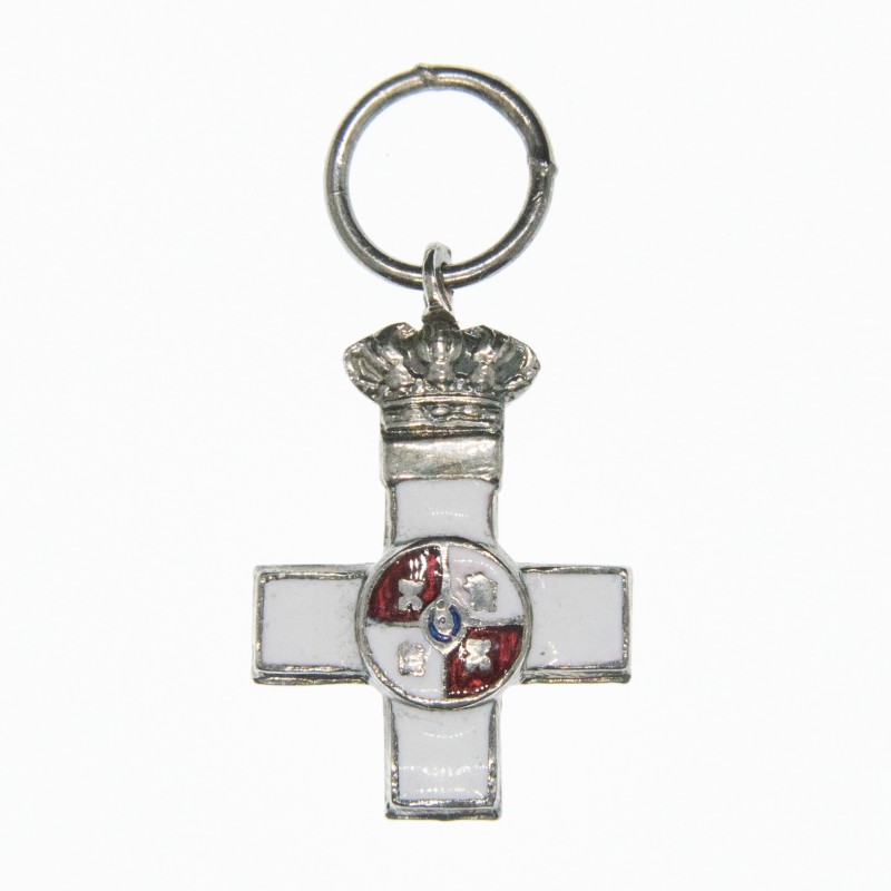 Espagne. Croix blanche du mérite militaire en miniature.