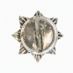 Espagne. Plaque miniature de la croix blanche du mérite militaire.