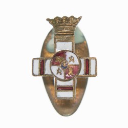 Espagne. Insigne de boutonnière du mérite militaire. Bon état.