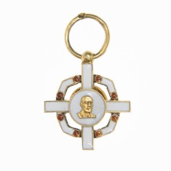 PANAMA. Belle croix miniature de l’ordre de Manuel Amado Gerrero.