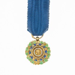CUBA. Bijoux de l’ordre de Carlos Manuel de Cespedes, médaille miniature.