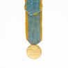 Jolie médaille d’or de l’éducation physique. Miniature d’officier en or.