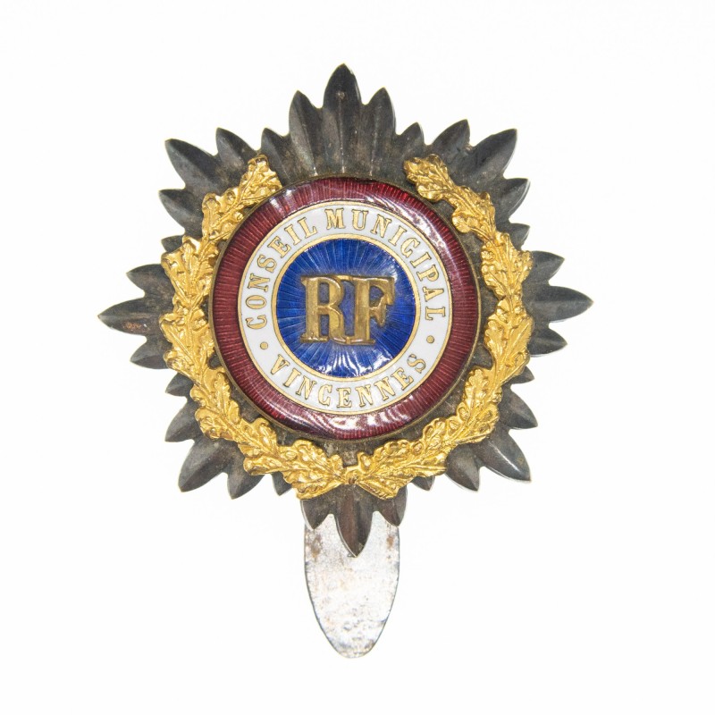 Insigne du conseil municipal de Vincennes.