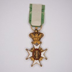 Rare medal in reduction of the order of Vasa in gold and enamel.