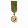 Médaille en or du mérite agricole en miniature.
