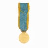 Médaille miniature d’officier de la Jeunesse et des  Sports en or.