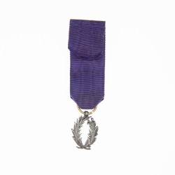 Médaille miniature des palmes académiques.