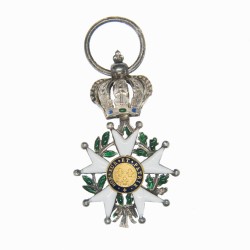 Médaille en réduction de l’ordre de la Légion d’Honneur d’époque 2ème Restauration.